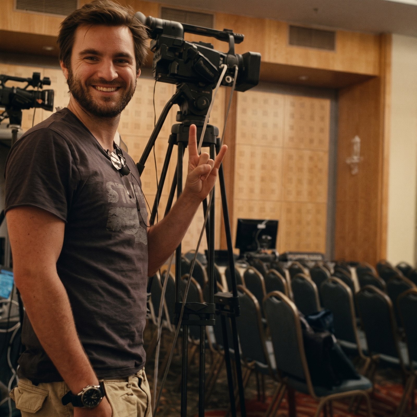 Multicam conference shoot, Athens