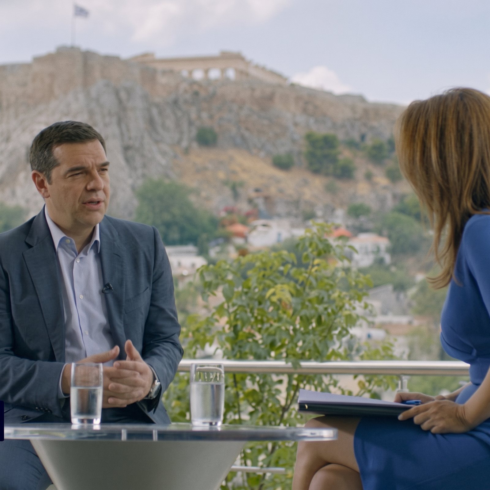 Multi Icon for euronews: Alexis Tsipras interview