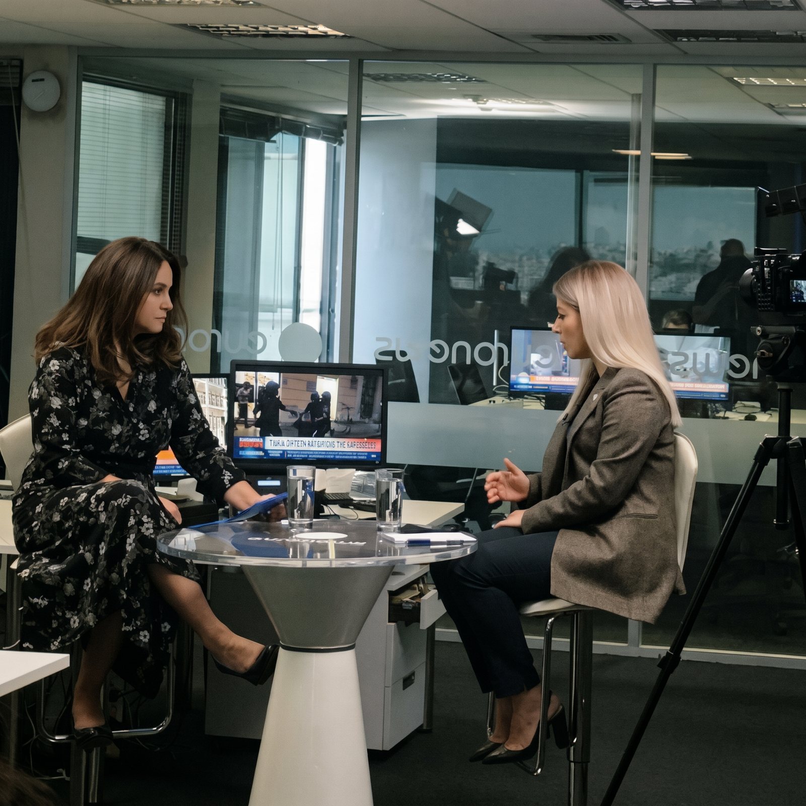 euronews Greek newsroom: Multicam interview